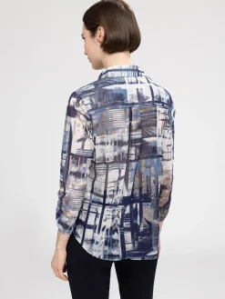 Blouse à manches 3/4 avec boutons