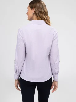 Blouse à manches longues avec boutons