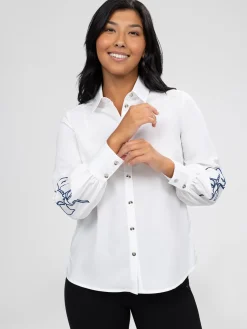 Blouse à manches longues avec boutons