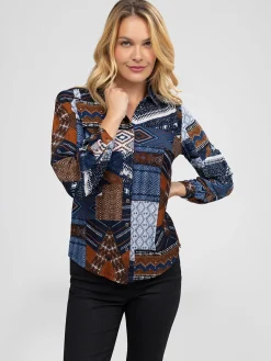 Blouse à manches longues avec boutons