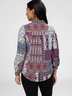 Blouse à manches longues avec boutons