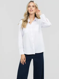 Blouse à manches longues avec boutons