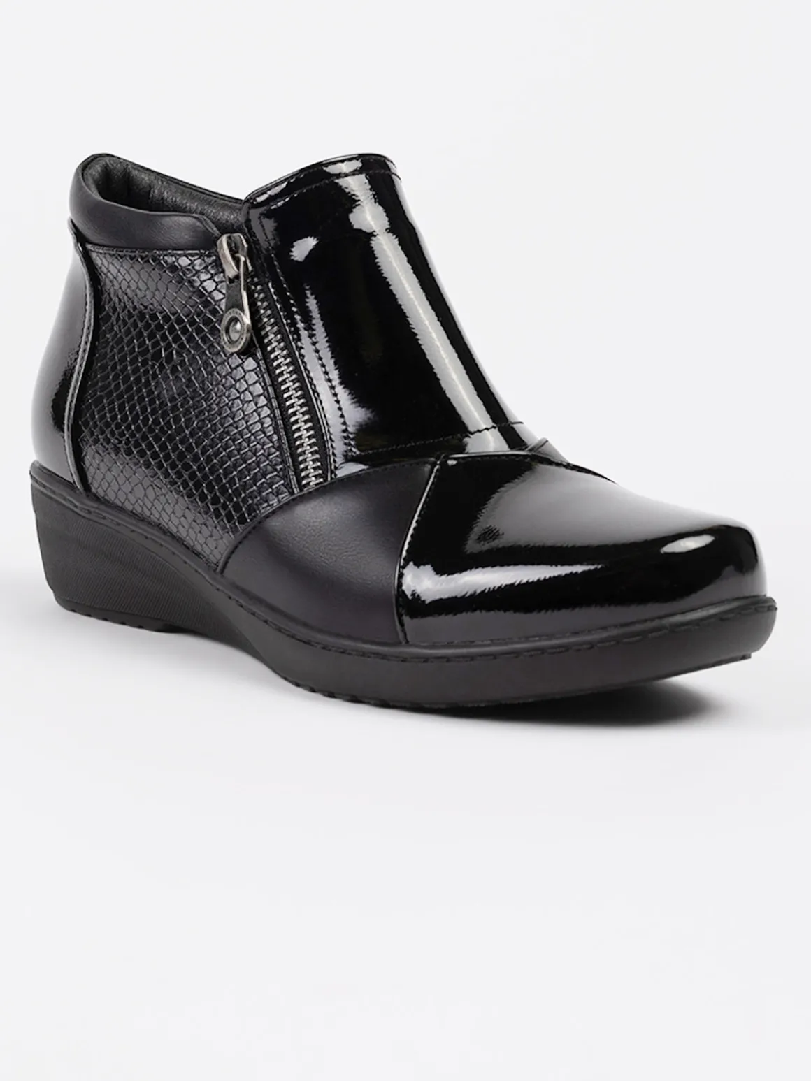 Bottes à talons compensés