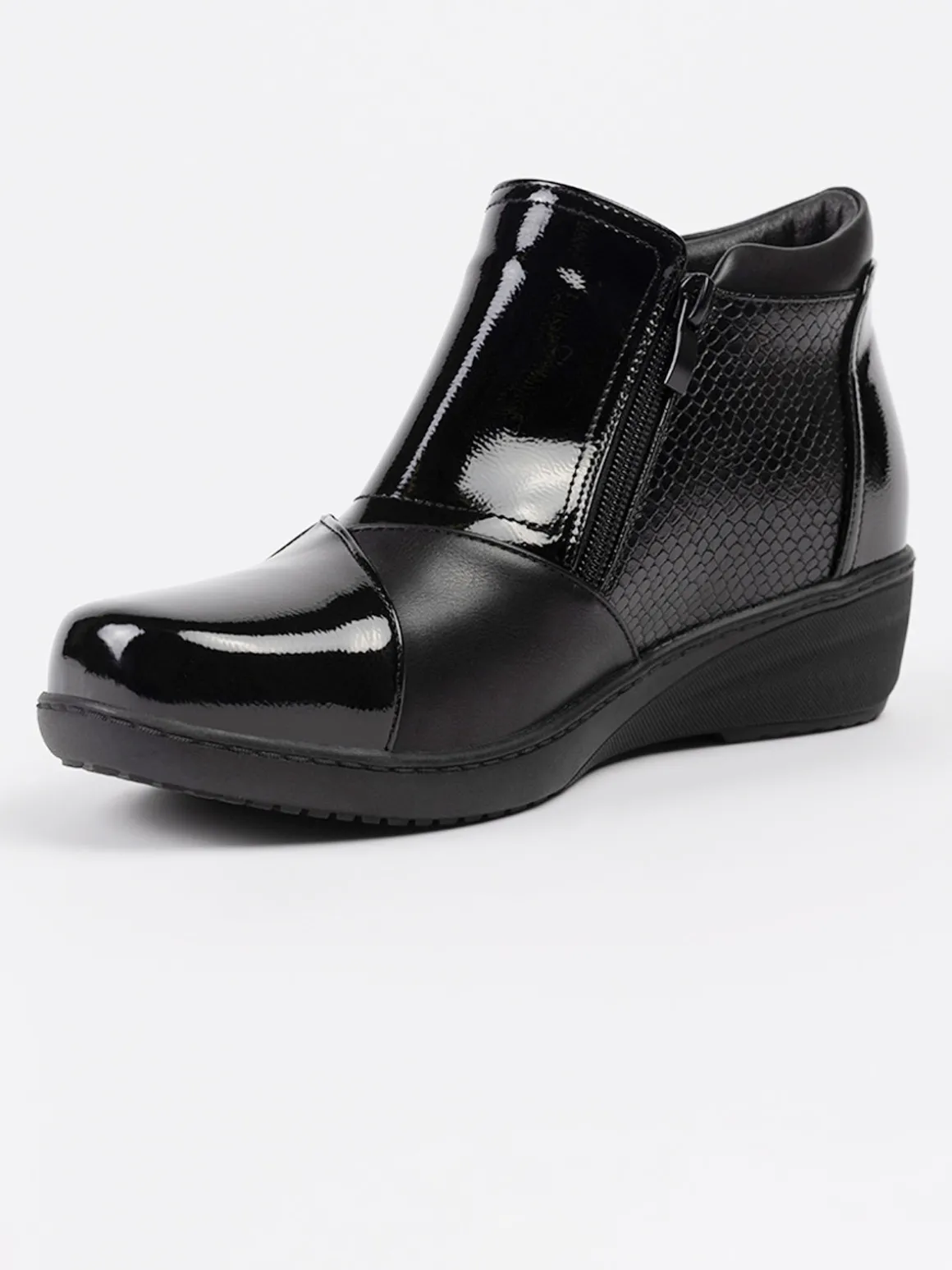 Bottes à talons compensés