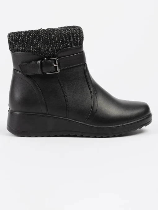 Bottes d'hiver à talons compensés