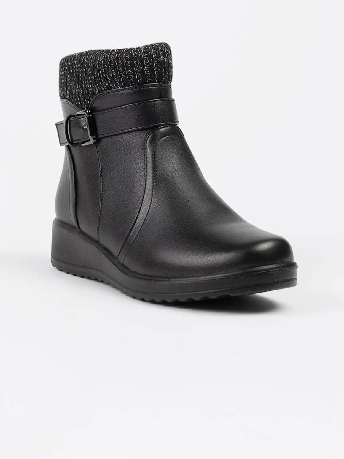 Bottes d'hiver à talons compensés