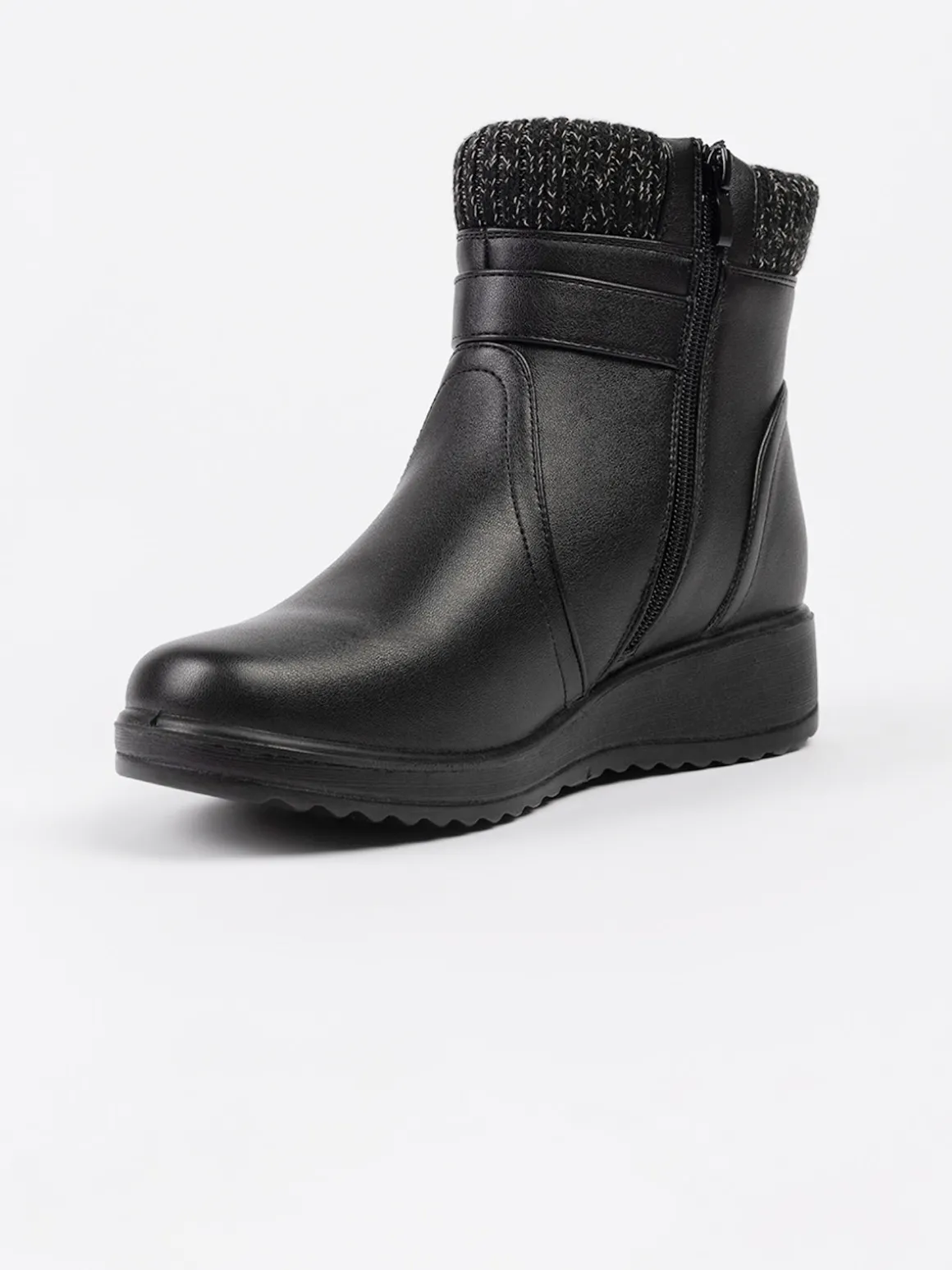 Bottes d'hiver à talons compensés