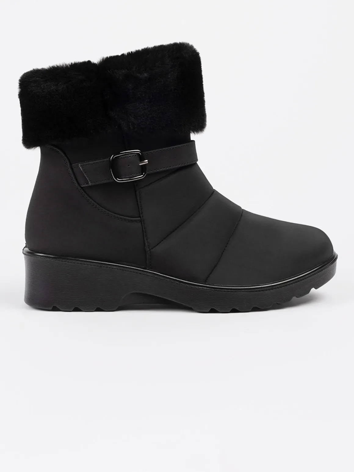 Bottes d'hiver à talons compensés