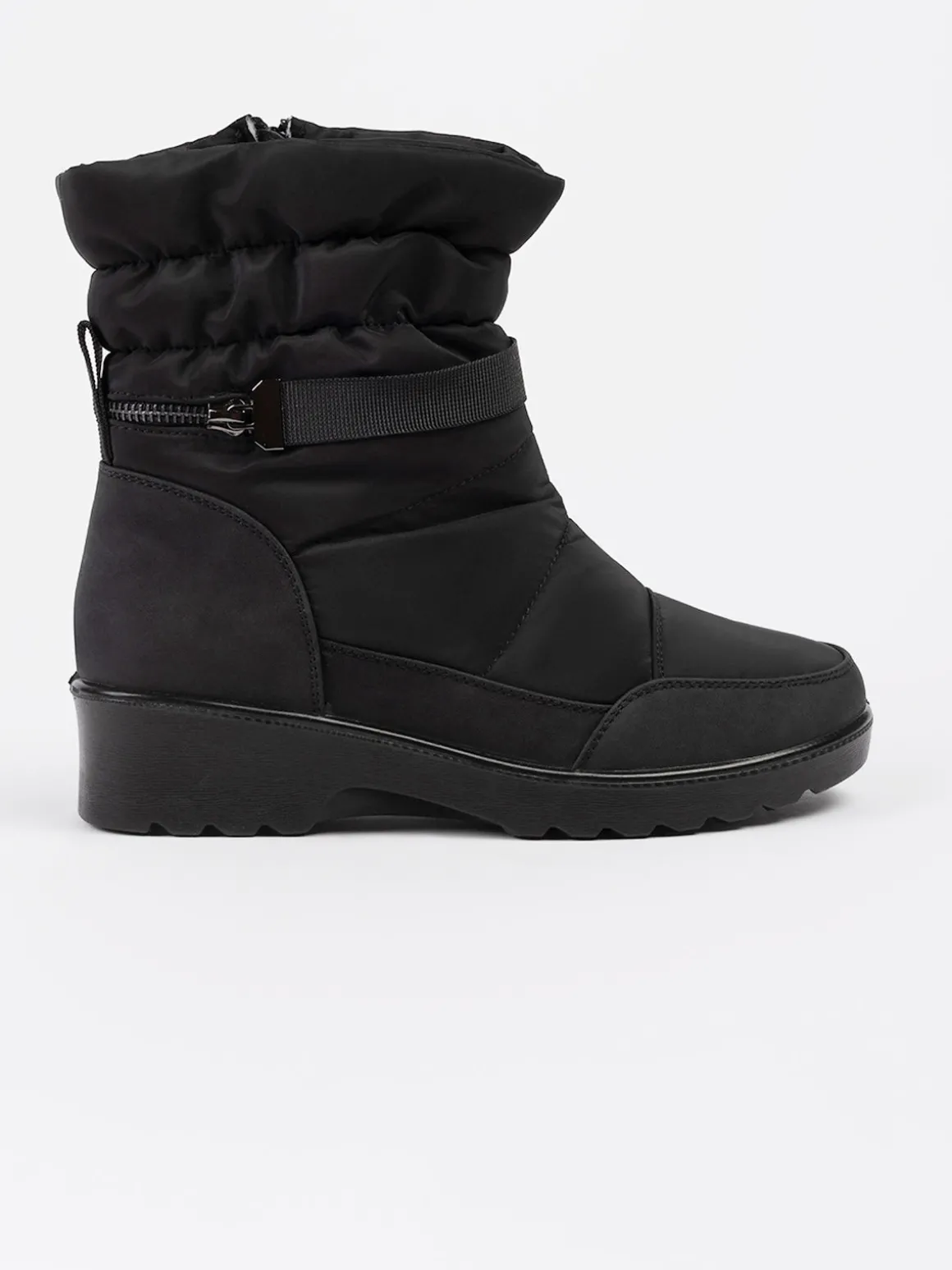 Bottes d'hiver à talons compensés