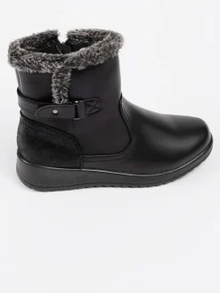Bottes d'hiver à talons compensés