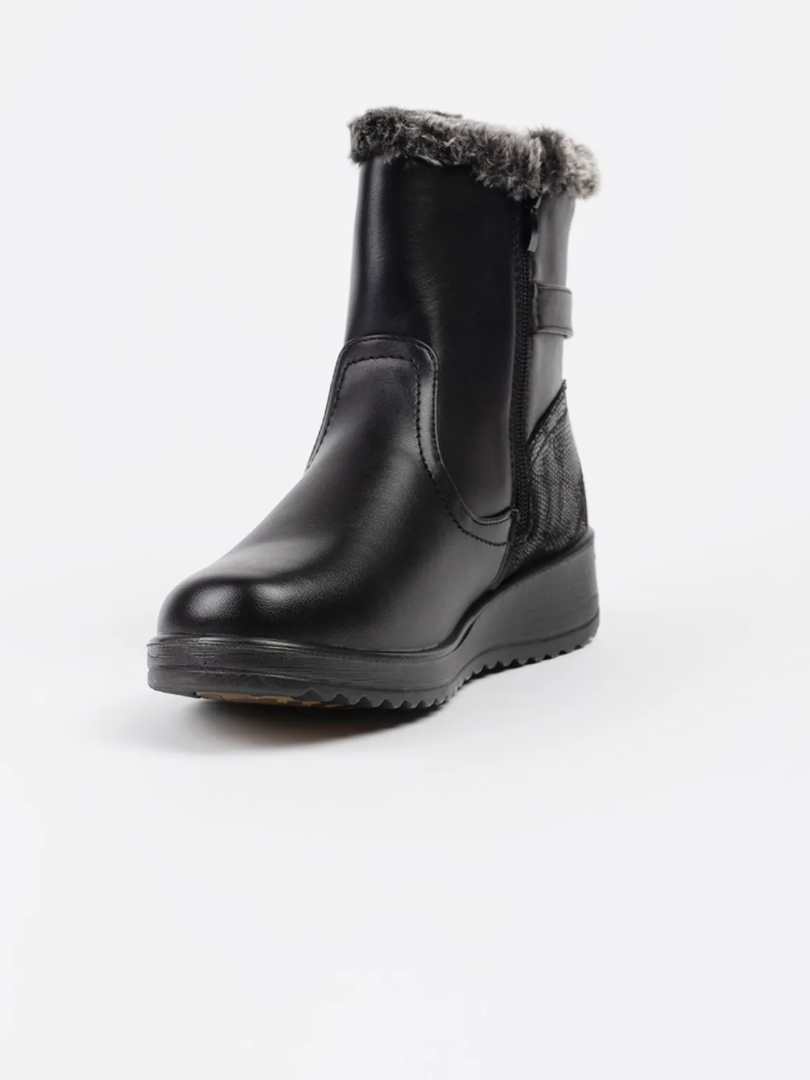 Bottes d'hiver à talons compensés