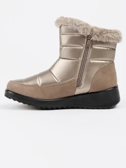 Bottes d'hiver à talons compensés