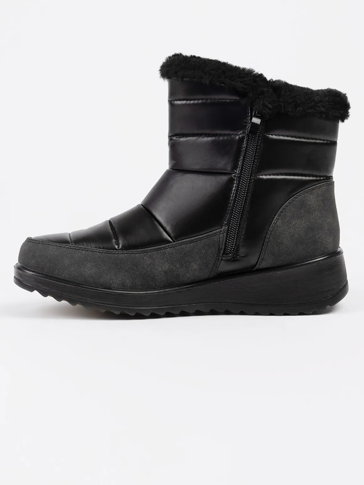 Bottes d'hiver à talons compensés