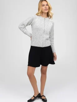 Cardigan en tricot à manches longues