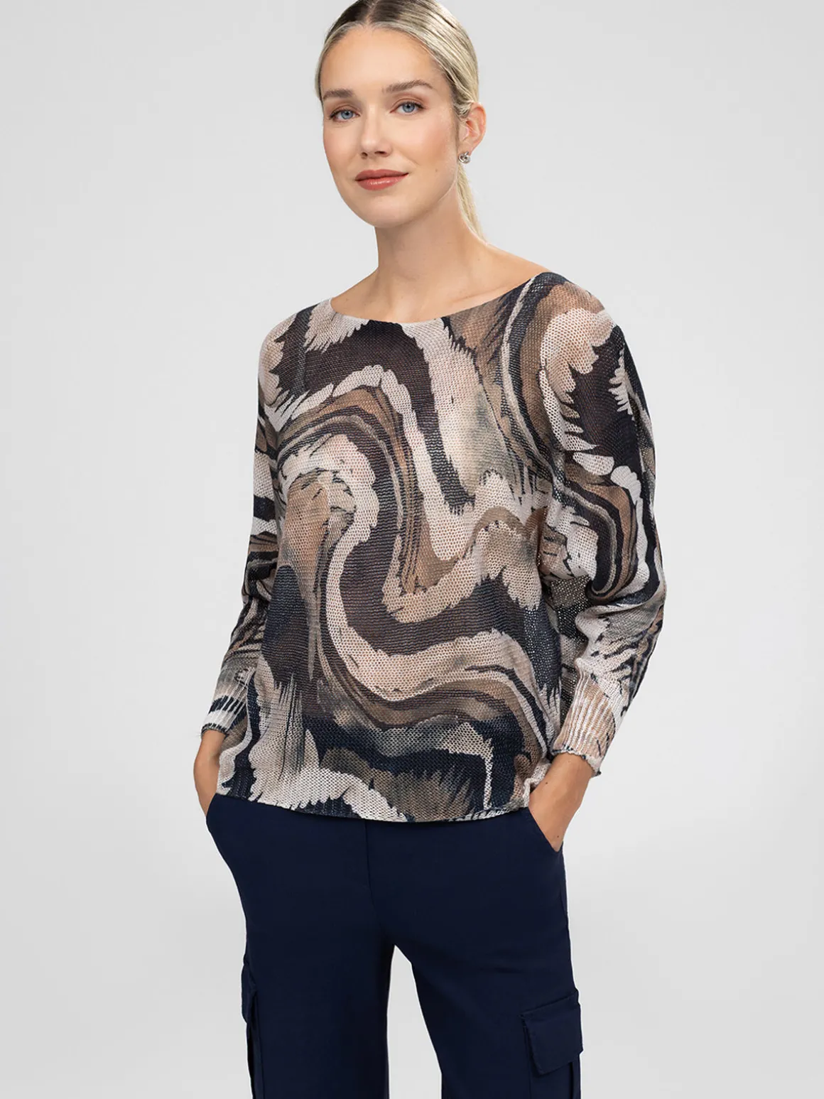 Chandail ample à manches longues