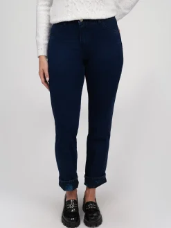 Jean droit semi-ajusté