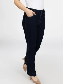 Jean large semi-ajusté