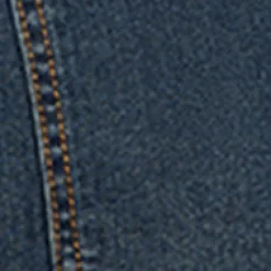 Jupe midi droite en denim
