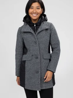 Manteau coquille mi-cuisse