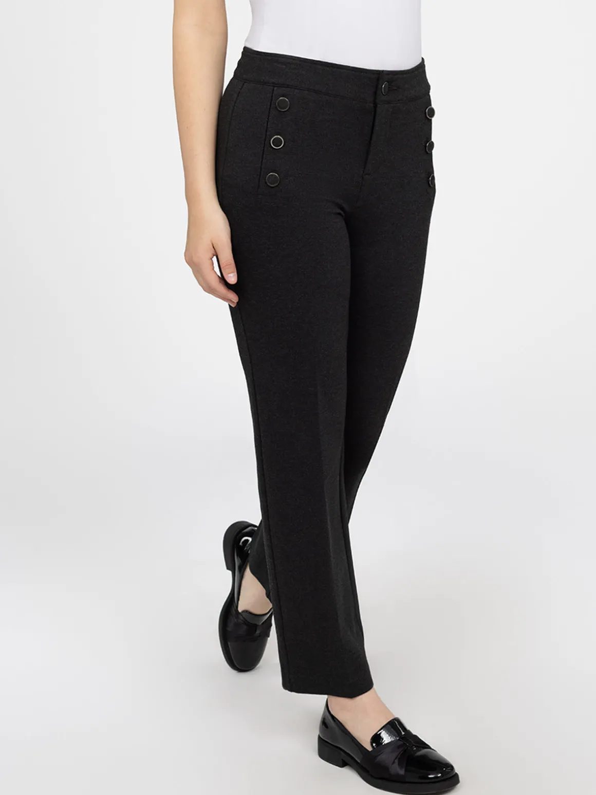 Pantalon décontracté évasé