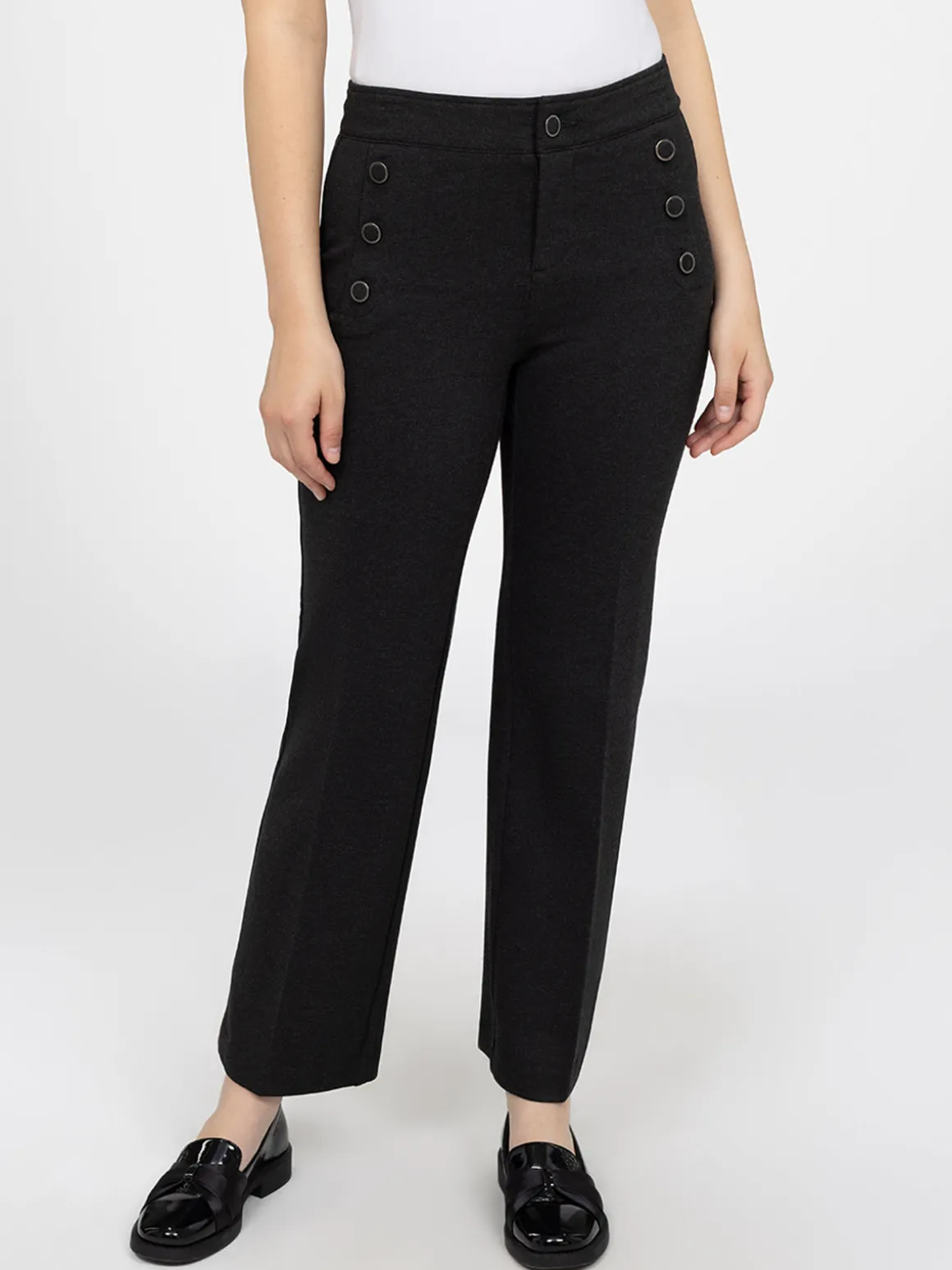 Pantalon décontracté évasé