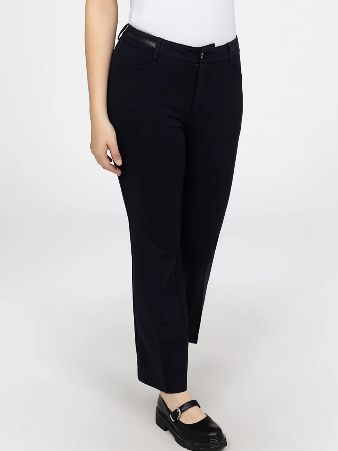 Pantalon décontracté évasé