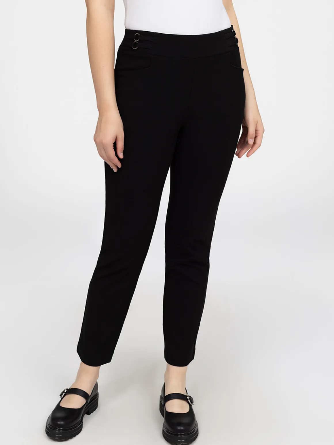 Pantalon droit à enfiler - Petite