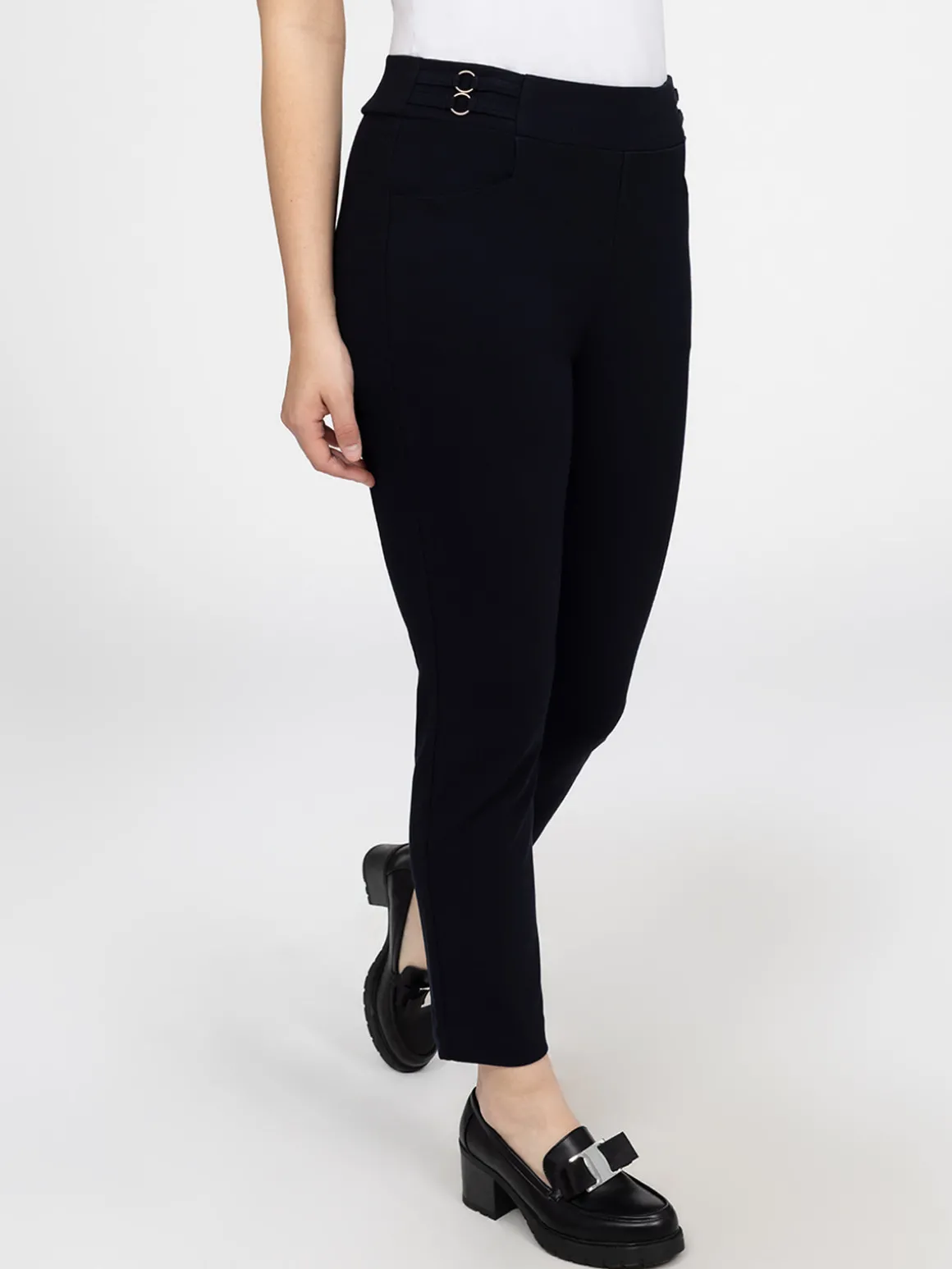 Pantalon droit à enfiler - Petite