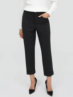 Pantalon droit semi-ajusté