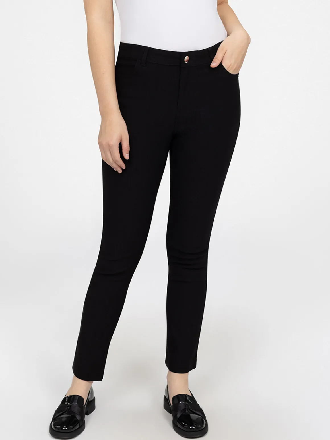Pantalon droit semi-ajusté - Petite