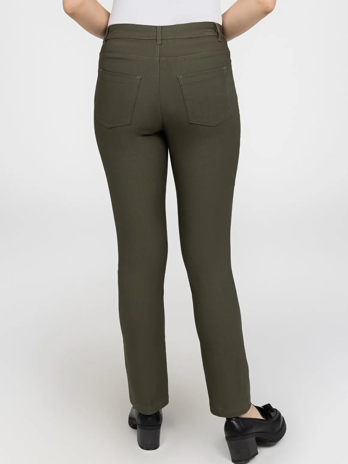 Pantalon droit semi-ajusté - Petite