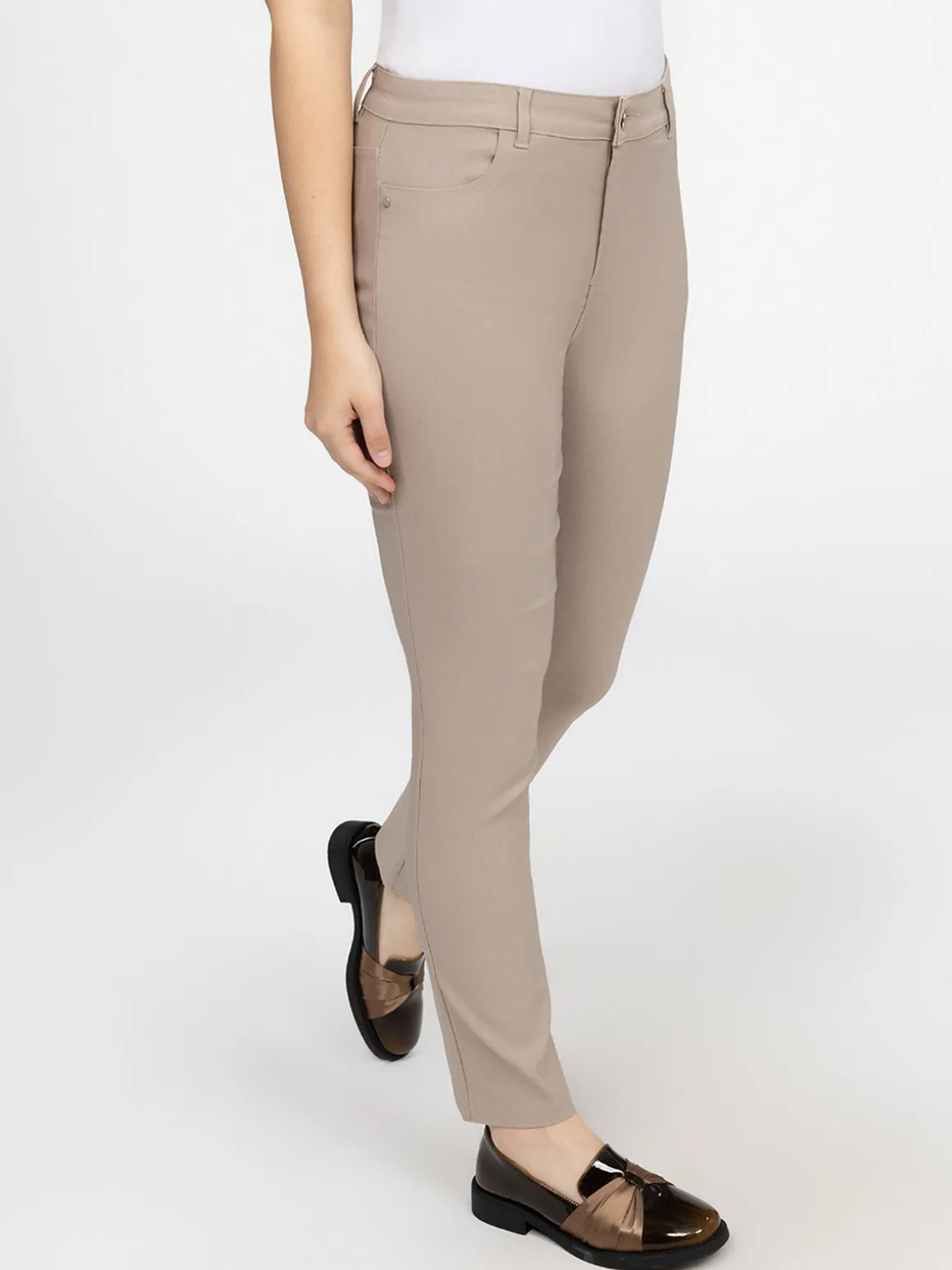 Pantalon droit semi-ajusté - Petite