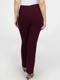 Pantalon droit semi-ajusté à enfiler - Petite