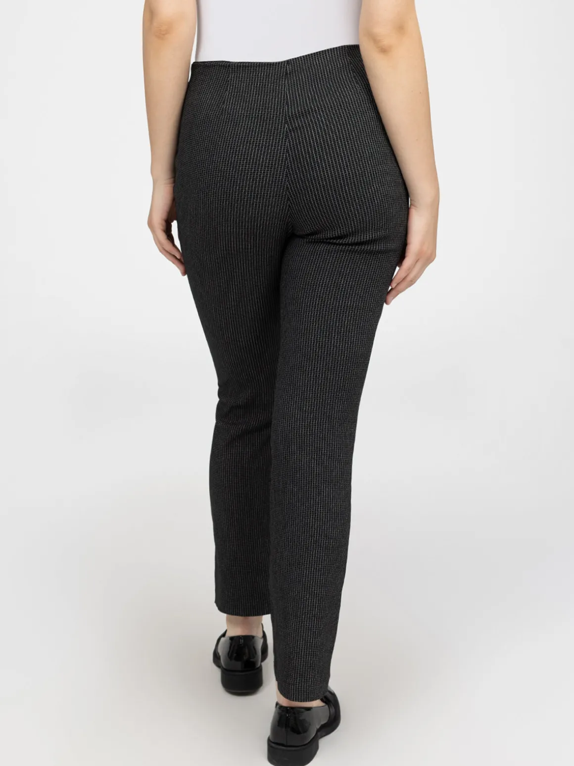 Pantalon droit semi-ajusté à enfiler - Petite