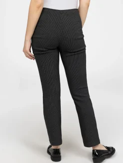 Pantalon droit semi-ajusté à enfiler - Petite