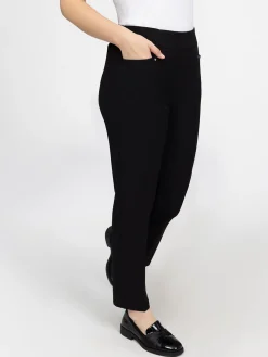 Pantalon habillé droit à enfiler - Petite