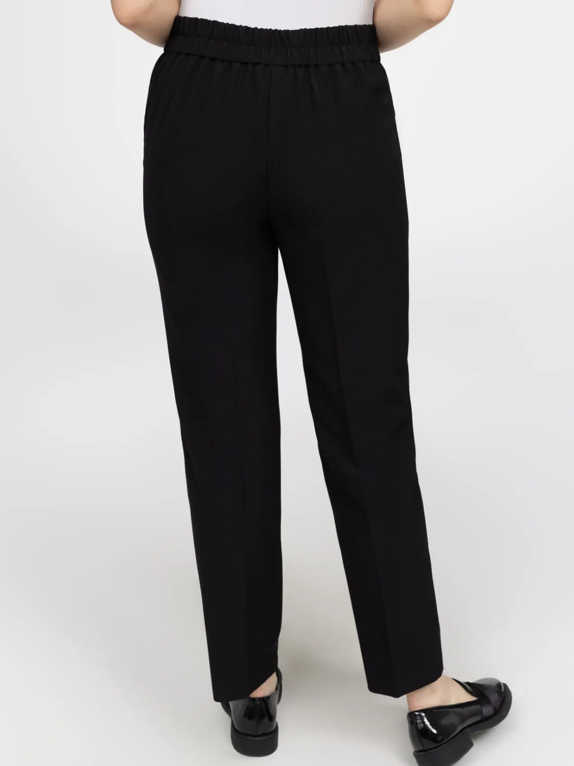 Pantalon habillé droit à enfiler - Petite
