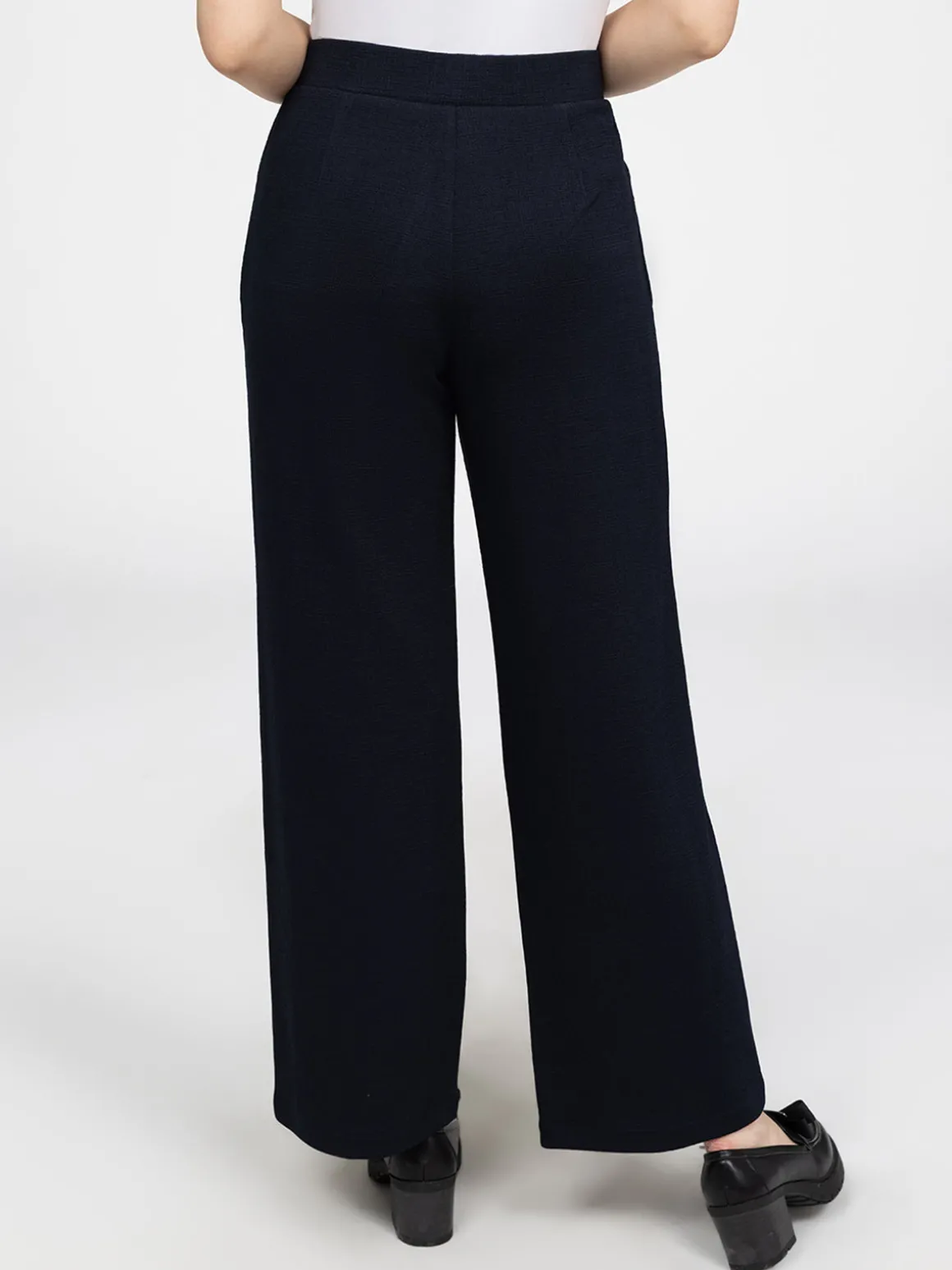 Pantalon large décontracté à enfiler