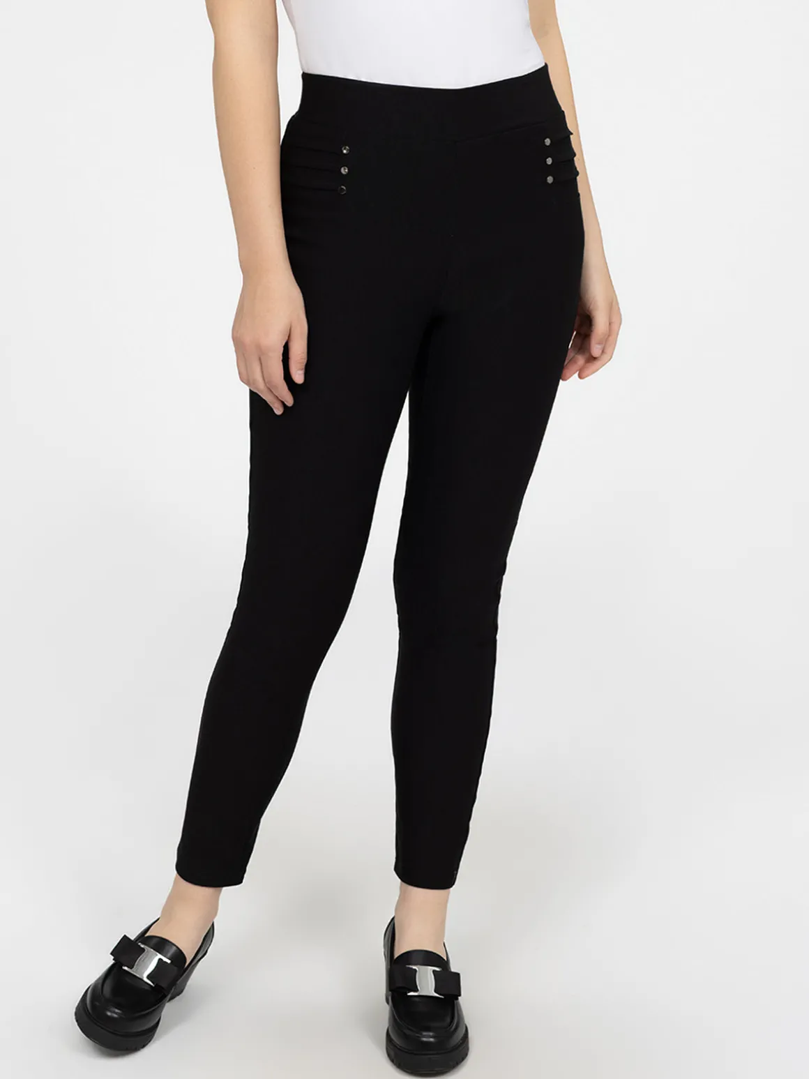 Pantalon skinny ajusté à enfiler