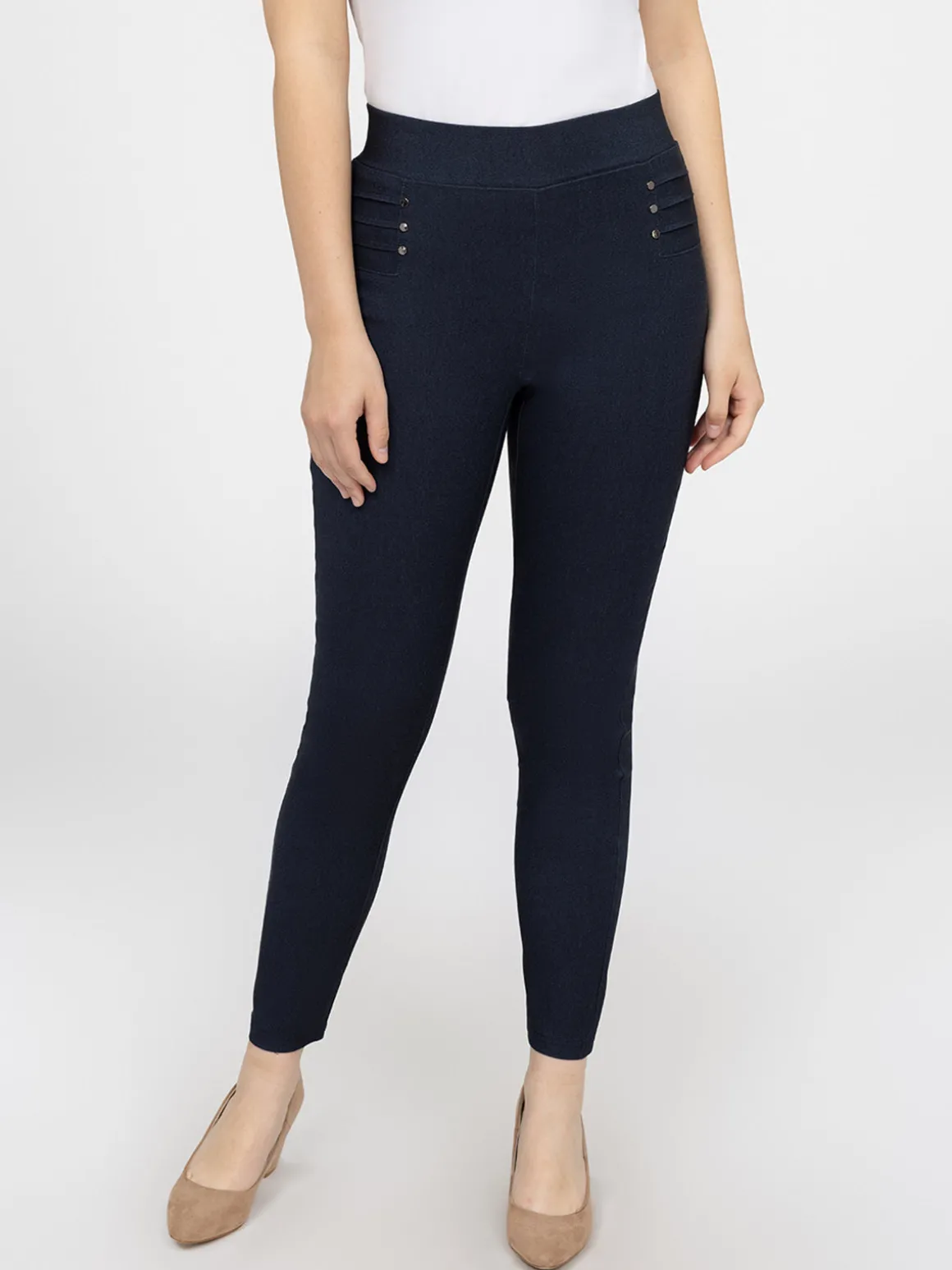 Pantalon skinny ajusté à enfiler