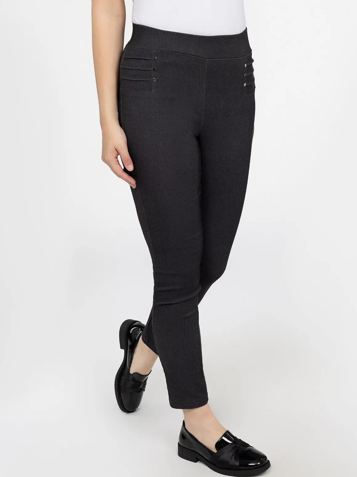 Pantalon skinny ajusté à enfiler