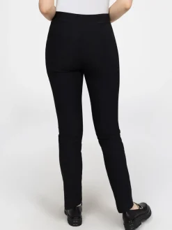 Pantalon étroit semi-ajusté à enfiler