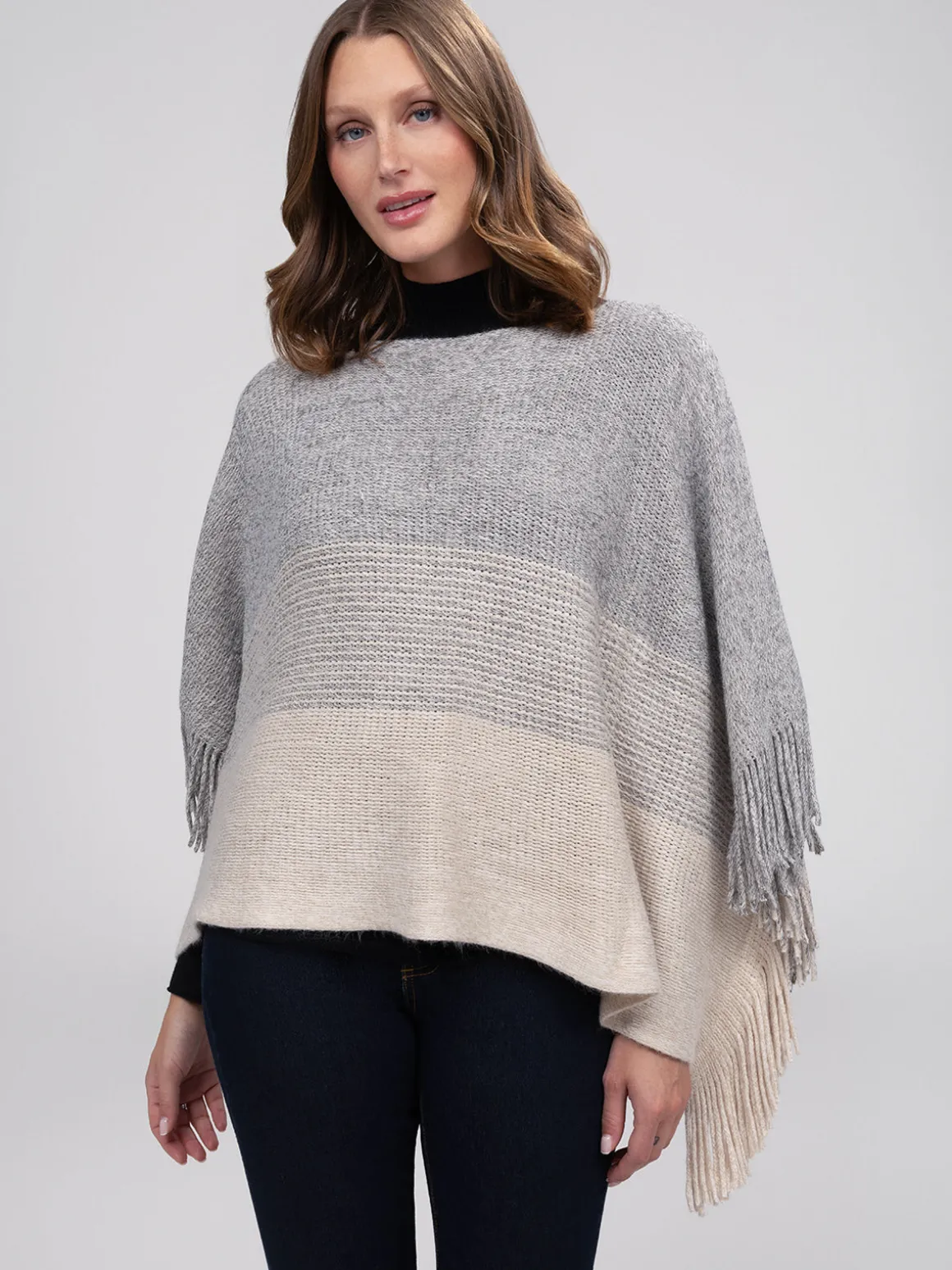 Poncho en tricot