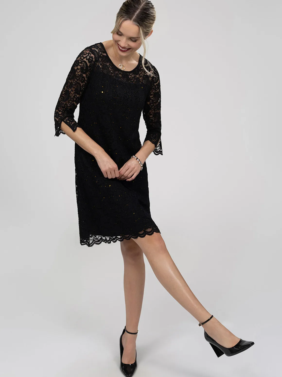Robe midi en tricot