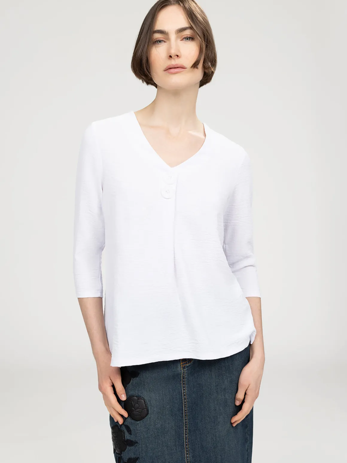 T-shirt à manches 3/4