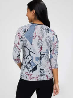 T-shirt à manches 3/4