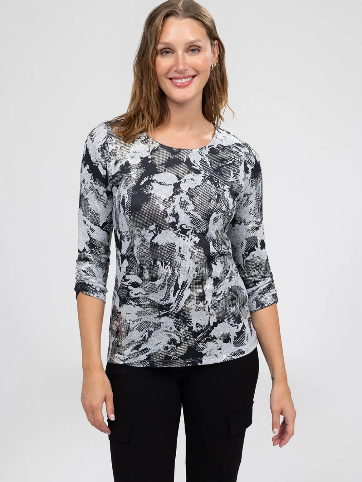 T-shirt à manches 3/4