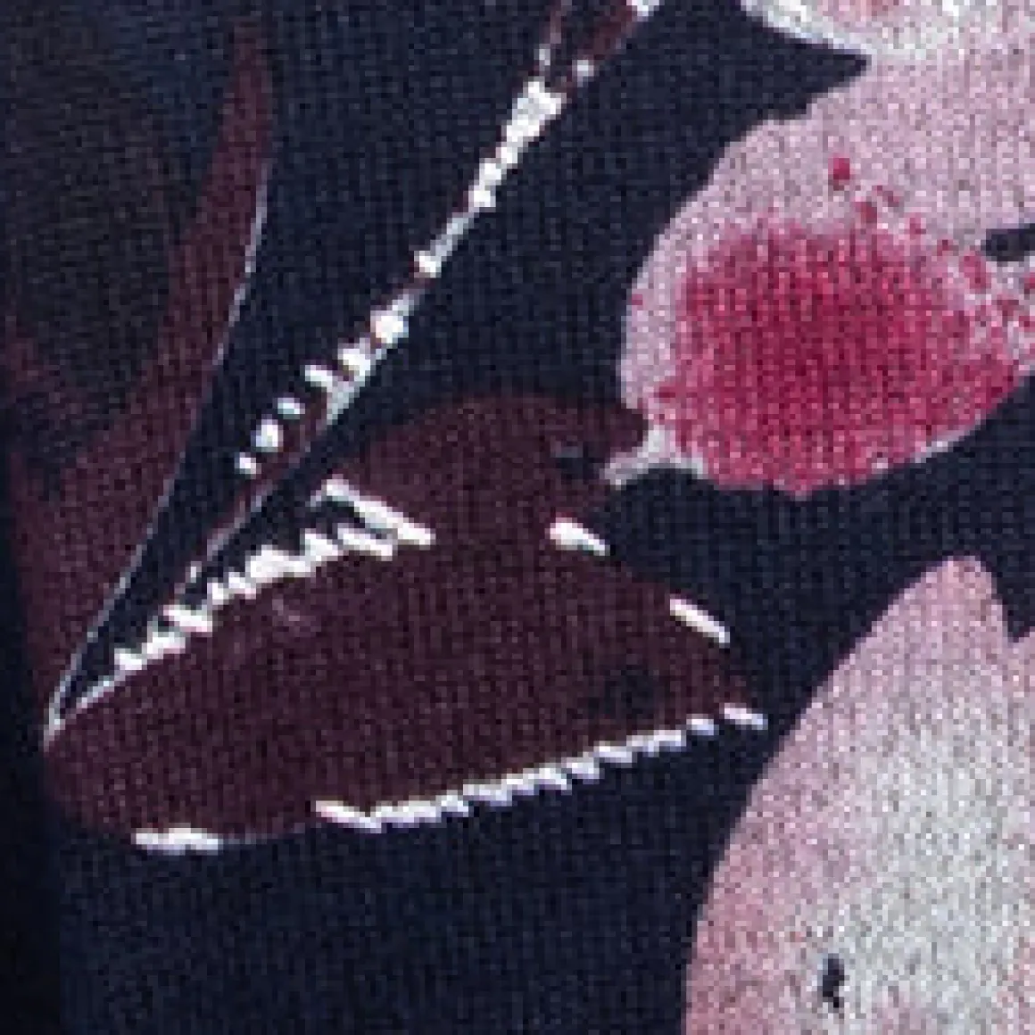T-shirt ample à manches 3/4