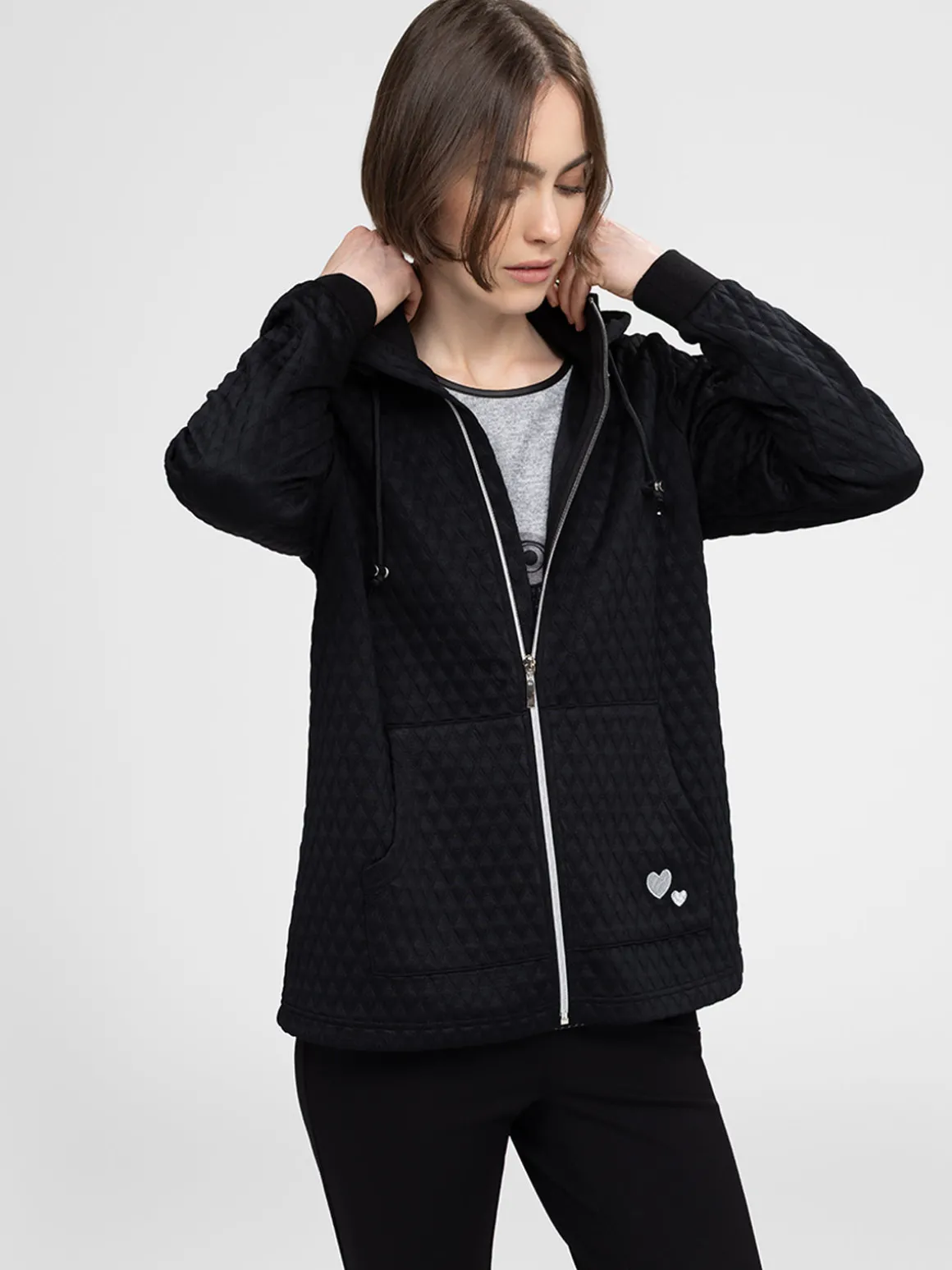 Veste en tricot à manches longues