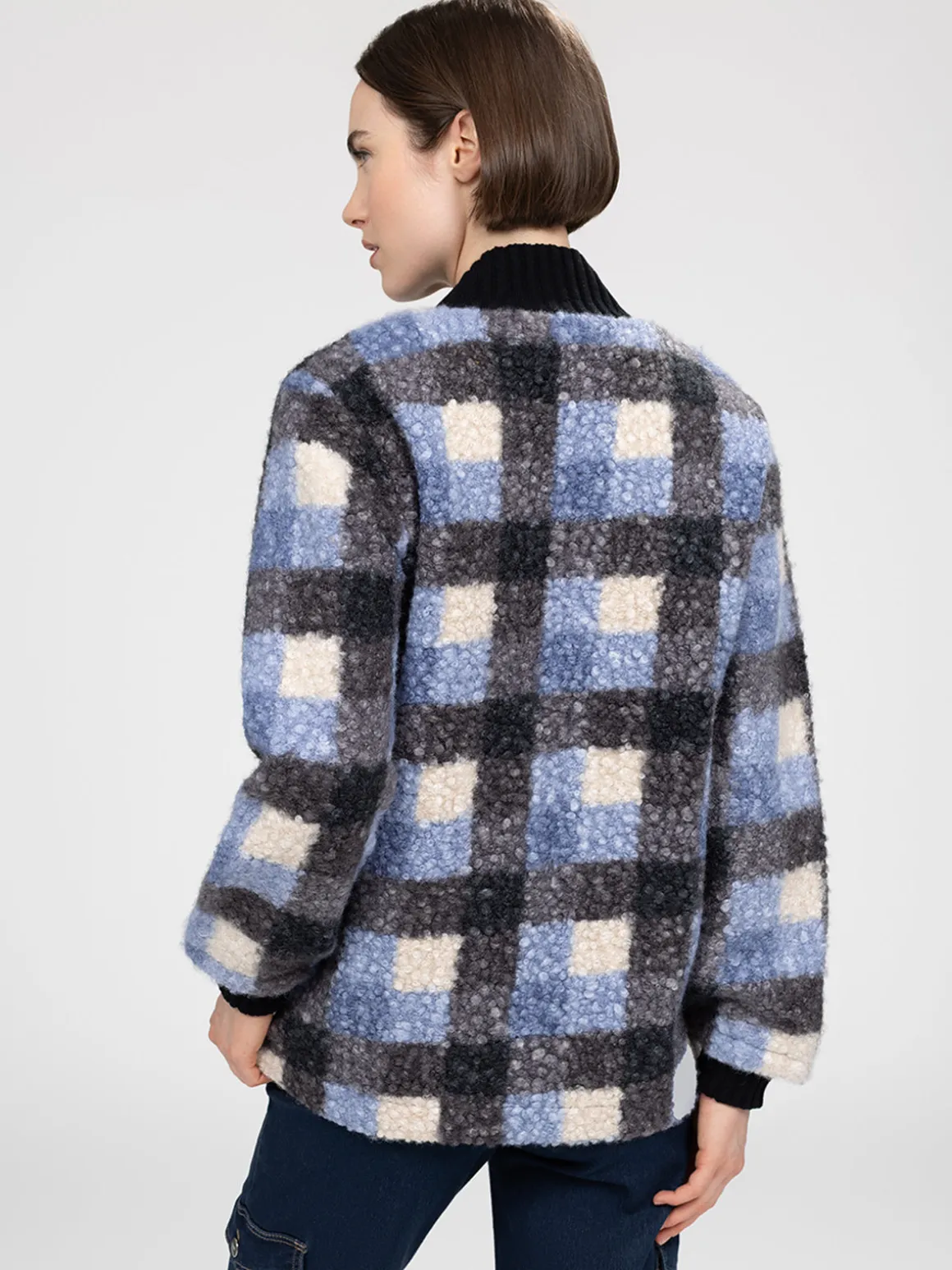 Veste en tricot à manches longues